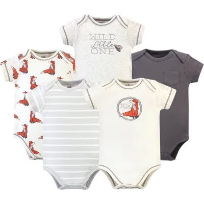 Touched By Nature Babies'  Organic Cotton Infant One-pieces In Multi