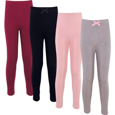 Touched By Nature Kids'  Organic Cotton Leggings For Young Ladies In Multi