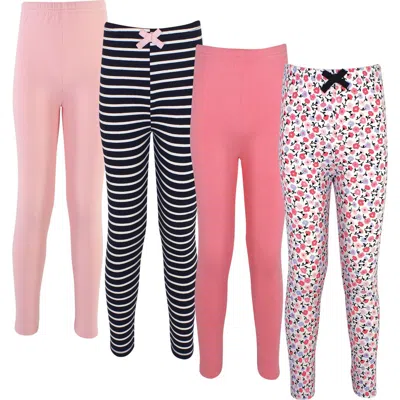 Touched By Nature Kids'  Organic Cotton Leggings For Young Ladies In Multi