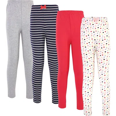Touched By Nature Kids'  Organic Cotton Leggings For Young Ladies In Multi