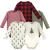 Touched By Nature Babies'  Organic Cotton Long-sleeve Bodysuits In Multi