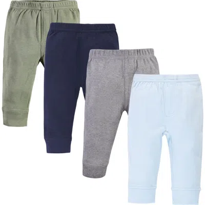 Touched By Nature Babies'  Organic Cotton Pants In Multi