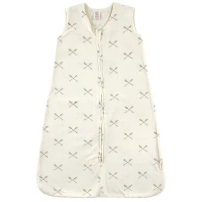 Touched By Nature Organic Cotton Sleeveless Wearable Sleeping Bag, Sack, Blanket In Neutral