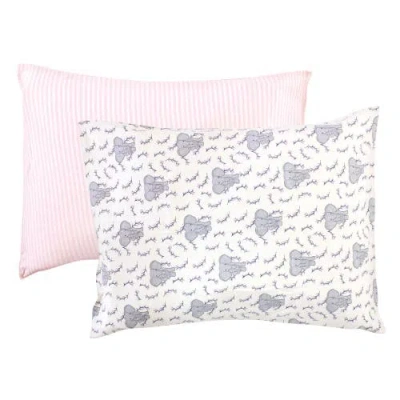 Touched By Nature Organic Cotton Toddler Pillowcase In Pink