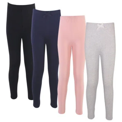 Touched By Nature Babies'  Soft Organic Cotton Leggings In Multi