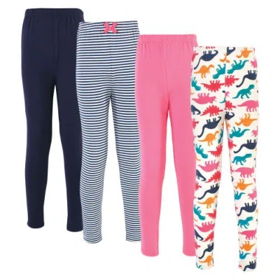 Touched By Nature Babies'  Soft Organic Cotton Leggings In Multi