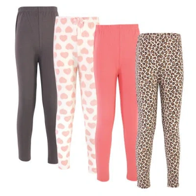 Touched By Nature Babies'  Soft Organic Cotton Leggings In Multi