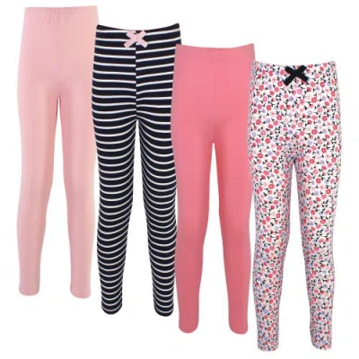 Touched By Nature Babies'  Soft Organic Cotton Leggings In Multi