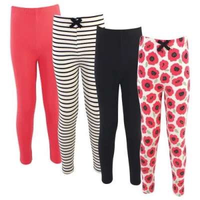 Touched By Nature Babies'  Soft Organic Cotton Leggings In Multi