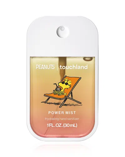 Touchland Peanuts Power Mist Hydrating Hand Sanitizer - Beach Coco 1 Oz. In Transparent