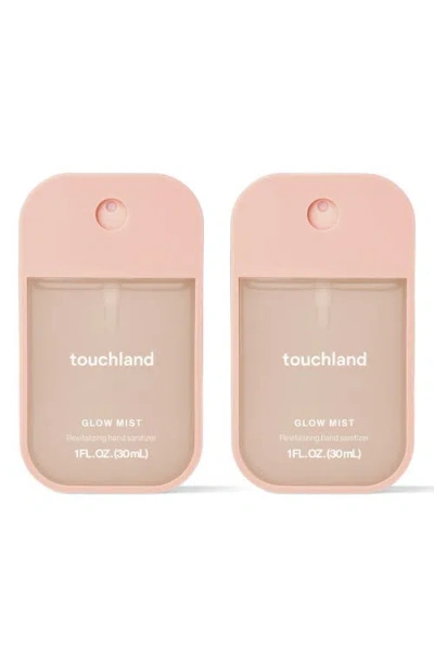 Touchland Rosewater Glow Mist Duo $32 Value In Transparent