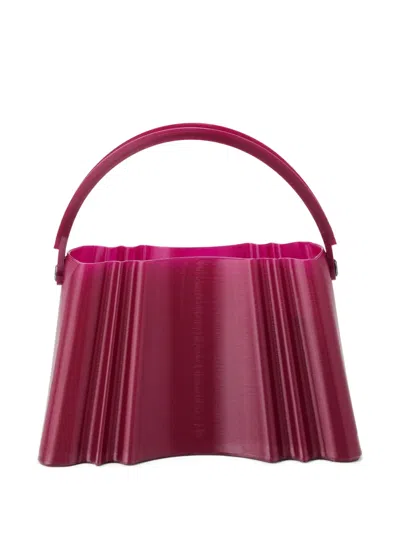 Touchless Micro Silk Clutch Bag In ピンク