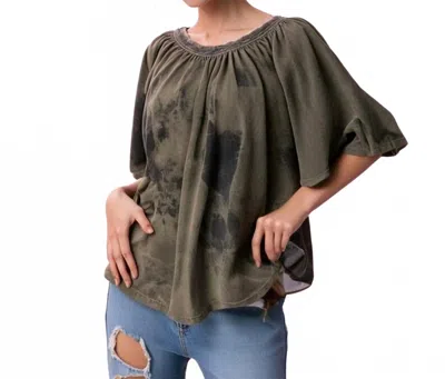 Tough Luv Boho Victorian Acid Washed In Dye Wash In Gray