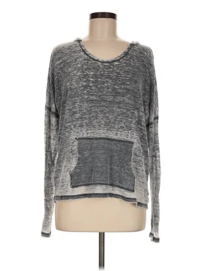 Pre-owned Tough Luv Long Sleeve T-shirt In Gray