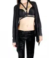 Tough Luv Pull Bodybands Elastic Halter In Black In Black
