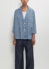 Toujours Cotton Atelier Jacket In Navy