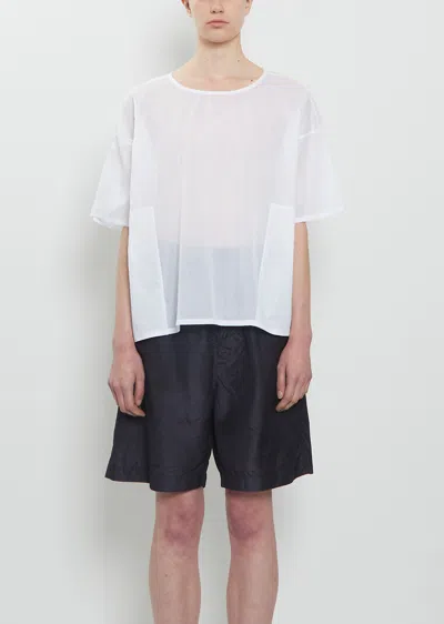 Toujours Cotton Voile Over Top In White