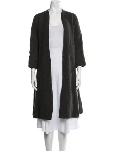 Pre-owned Toujours Wool Coat In Grey