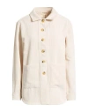 Toupy Woman Jacket Beige Size Xs Polyester, Nylon, Elastane In Neutral