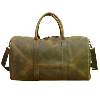 Touri Genuine Leather Holdall - Light Brown