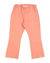 Touriste Toddler Girl Pants Salmon Pink Size 6 Cotton, Elastane In Pink