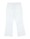 Touriste Babies'  Toddler Girl Pants White Size 6 Cotton, Elastane