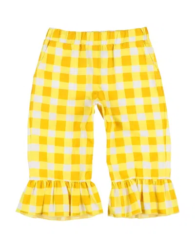 Touriste Babies'  Toddler Girl Pants Yellow Size 6 Cotton