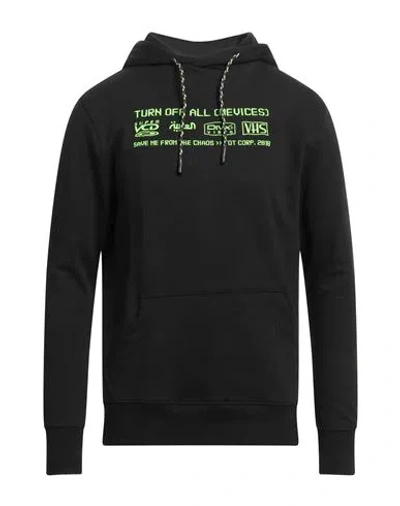 Tourne De Transmission Man Sweatshirt Black Size M Cotton