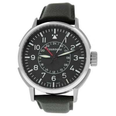Tourneau Tny Aviator Automatic Black Dial Men's Watch Tny440401001