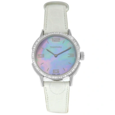 Tourneau Tny Roventa Quartz Diamond Ladies Watch Tny350707009 In White