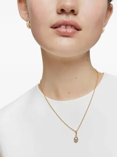 Tous 18k Yellow Gold Multi-stone Pendant Necklace