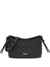 Tous Bear-embossed Drawstring Cross Body Bag In Black