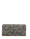 Tous Bear-logo Zip-around Wallet In Gray