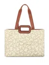 Tous Bear-print Top-handle Tote Bag In Neutral