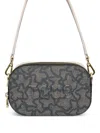 Tous Bear-print Zip-top Satchel In Black