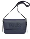 Tous Brenda Embossed Logo Satchel In Blue