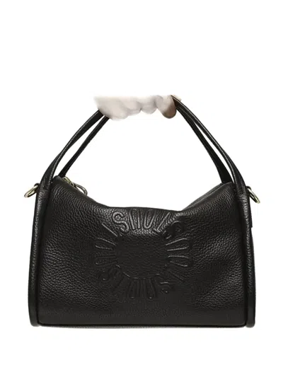 Tous City Embossed Logo Tote Bag In Black