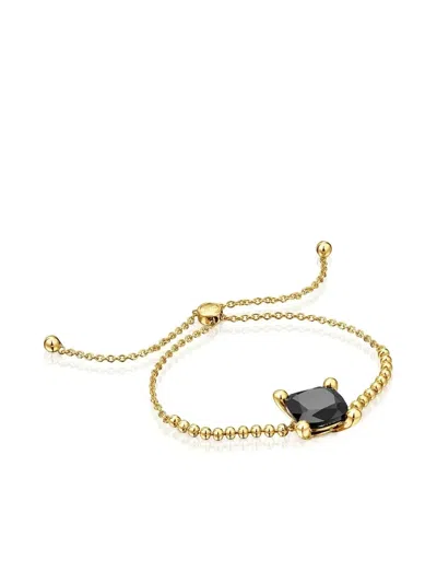 Tous Contrast-stone Beaded Bracelet In Gold