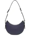 Tous Embossed-logo Half-moon Bag In Blue