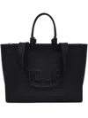 Tous Embossed-logo Tote Bag In Black