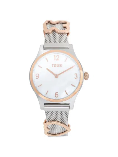Tous Epic Icon Mesh 30mm Watch In Metallic