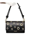 Tous Eyelet-detail Satchel Bag In Black