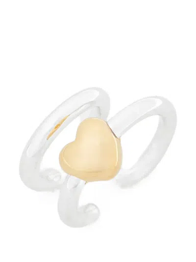 Tous Flechazo Heart Detail Earcuff In Metallic