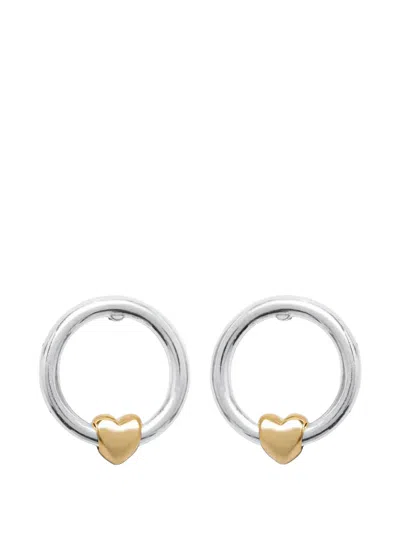 Tous Heart-embellishment Earrings In Metallic