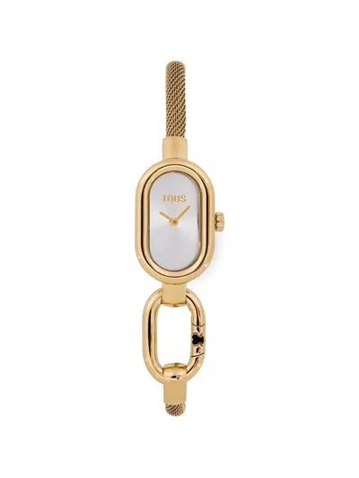 Tous Hold Oval 28.5mm Watch In Gold