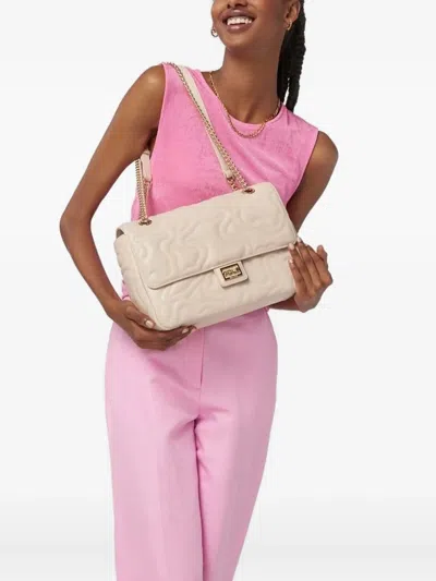Tous Kaos Dream Quilted Bear-pattern Shoulder Bag In Neutral