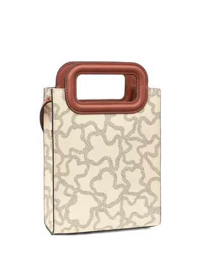 Tous Kaos Icon Top-handle Shoulder Bag In Neutral