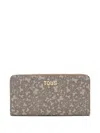 Tous Kaos Mini Lines Wallet In Brown