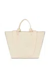 Tous Knotted-handle Embossed Tote Bag In Neutral
