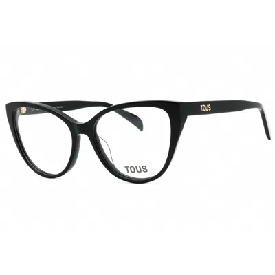 Tous Ladies Black Cat Eye Eyeglass Frames Vtob95